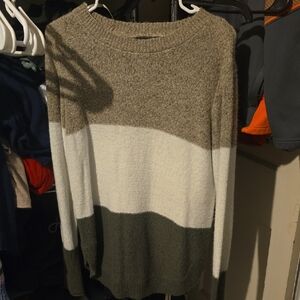 Striped Sweater in Neutral Tones